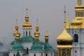 Golden Spires of Monastery in Kyiv, Ukraine