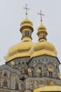 Golden Spires of Monastery in Kyiv, Ukraine