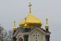 Golden Spires of Monastery in Kyiv, Ukraine