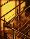Golden staircase Royalty Free Stock Photo