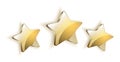 Golden Star logo icon vector white background