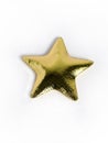 Golden star pillow