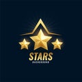 golden star shiny background celebrate your success Royalty Free Stock Photo