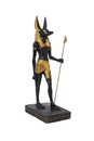 Golden statue of Anubis Royalty Free Stock Photo