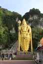 Golden statue on Batu Cave