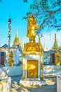 The statue of the bhikkhu monk, Nget Pyaw Taw Paya, Pindaya, Myanmar