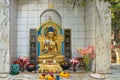 Buddhist Monk doing Rituals in Tibetan Mythology at Mahabodhi Complex