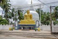 A golden statue of Buddha