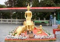 Golden Statue Of Buddha in Wat Phra Yai,The Big Buddha Temple A Royalty Free Stock Photo