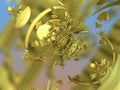 Golden statue fractal