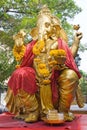 Golden statue of Ganesha