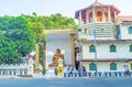 The golden statue of Lord Buddha in Sri Sambuddhaloka Viharaya T