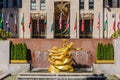 Golden Statue, Rockefeller Center, New York, USA