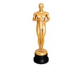 Golden Statuette Royalty Free Stock Photo