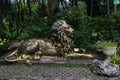 Golden steel lion