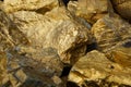 golden stone texture Royalty Free Stock Photo