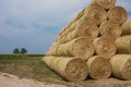 Golden straw bales.