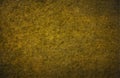 Golden stucco wall detail grunge pattern surface abstract texture background Royalty Free Stock Photo