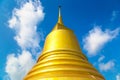 Golden stupa on Koh Samui Royalty Free Stock Photo