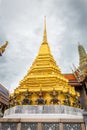 Golden Stupa of Temple of Emerald Buddha Royalty Free Stock Photo