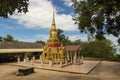 Golden stupa, temple Wat Sila Ngu, Koh Samui, Thailand Royalty Free Stock Photo