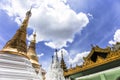 Golden stupa traditional temple architecture at shwedagon pagoda Yangon Myanmar south east asia Royalty Free Stock Photo