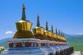 Golden stupas