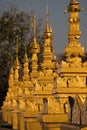 Golden Stupas of U Min Thonze Pagoda