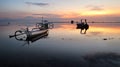 Golden sunrise at sndu beach sanur bali