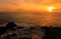 Golden Sunset with Stunning Coastline