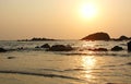 Golden Sunset at Muzhappilangad Drive In Beach, Kannur, Kerala, India