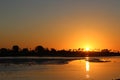 Golden Sunset at Ocean Beach, San Diego, California Royalty Free Stock Photo