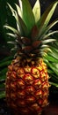 Golden Sweetness: Juicy Ripe Pineapple Delight