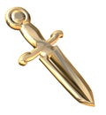 Golden Sword Royalty Free Stock Photo