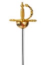 Golden sword Royalty Free Stock Photo