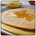 Golden syrup pancakes