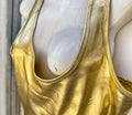 Golden Tank Top On A Dummy Royalty Free Stock Photo