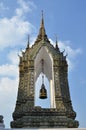 Golden Tempel with Bell Bangkok Thailand buddhism