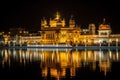 Beautiful golden temple situated in Amritsar, India