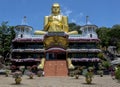 The Golden Temple building at Dambulla in Sri Lanka.