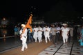 The Golden Temple Complex - Devotees procession Royalty Free Stock Photo