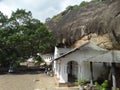 Golden Rock Temple of Dambulla, Sri Lanka Royalty Free Stock Photo