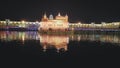 The Golden Temple or Harmandir Sahib or Darbar Sahib Gurdwara, the religious preeminent holy spiritual pilgrimage site of Sikhism