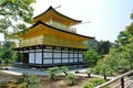 The Golden temple Kinkaku-ji in Japan in Kyoto. Royalty Free Stock Photo