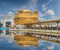 The Golden Temple, located in Amritsar, Punjab, India.