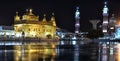 Golden Temple at Night, Amritsar Royalty Free Stock Photo