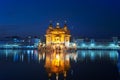 Golden Temple at night. Amritsar. India Royalty Free Stock Photo