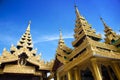 Golden temple of Shwedagon Pagoda, Yangon, Myanmar Royalty Free Stock Photo