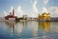 Golden temple of the Sikh in Amritsar