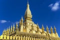 Golden temple in Vientiane, Laos